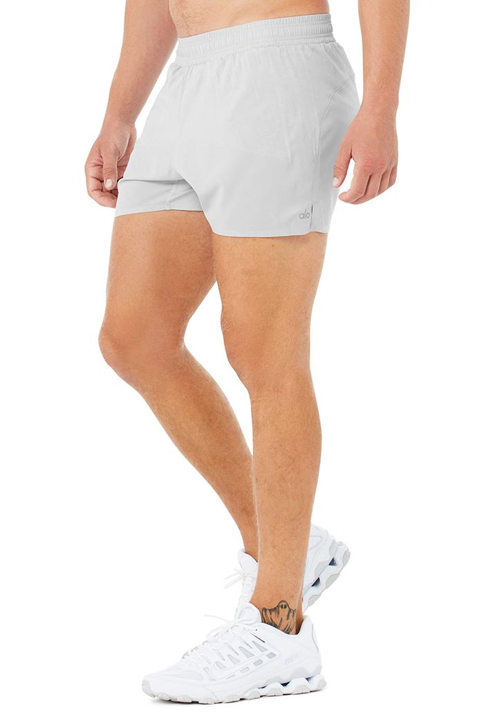 Alo Yoga 5" Adapt Running Men's Short White | APMGUDQ-91