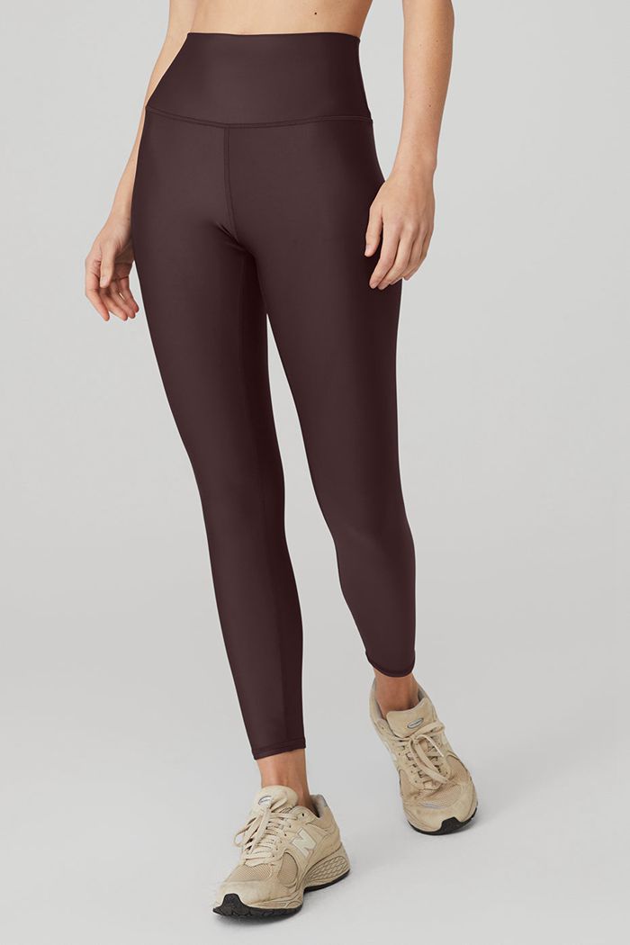 Alo Yoga 7/8 High-Waist Airlift Women's Leggings Black | DFCEZOQ-07