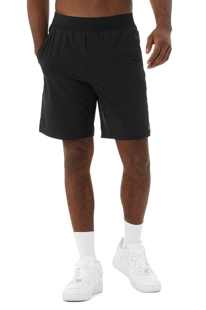 Alo Yoga 9" Repetition Men's Short Black | MEKPAYN-83