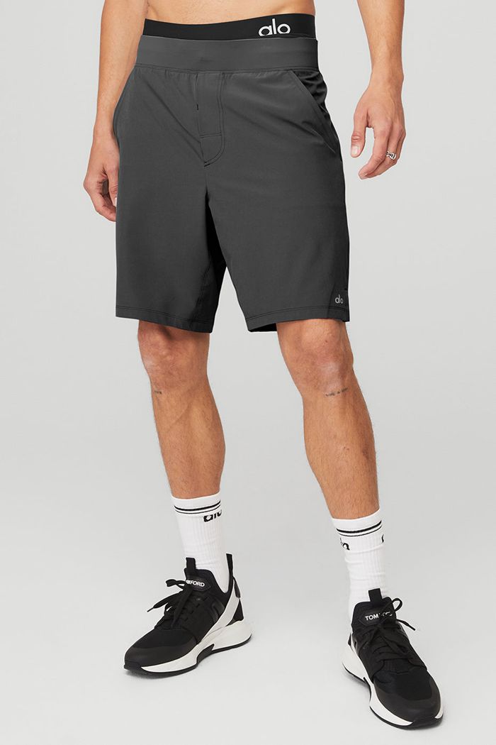 Alo Yoga 9'' Repetition Men's Short Dark Grey | XCOVMSN-15