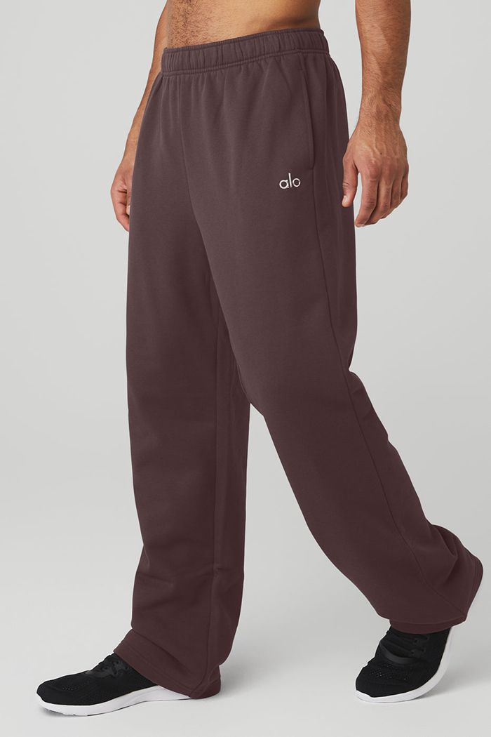 Alo Yoga Accolade Straight Leg Sweat Men's Pants Black | PAHDNIT-67