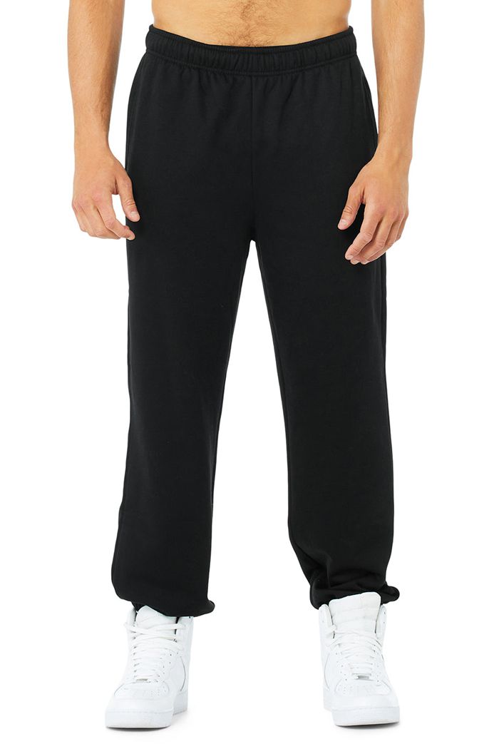 Alo Yoga Accolade Sweat Men's Pants Black | BHYAIRL-58