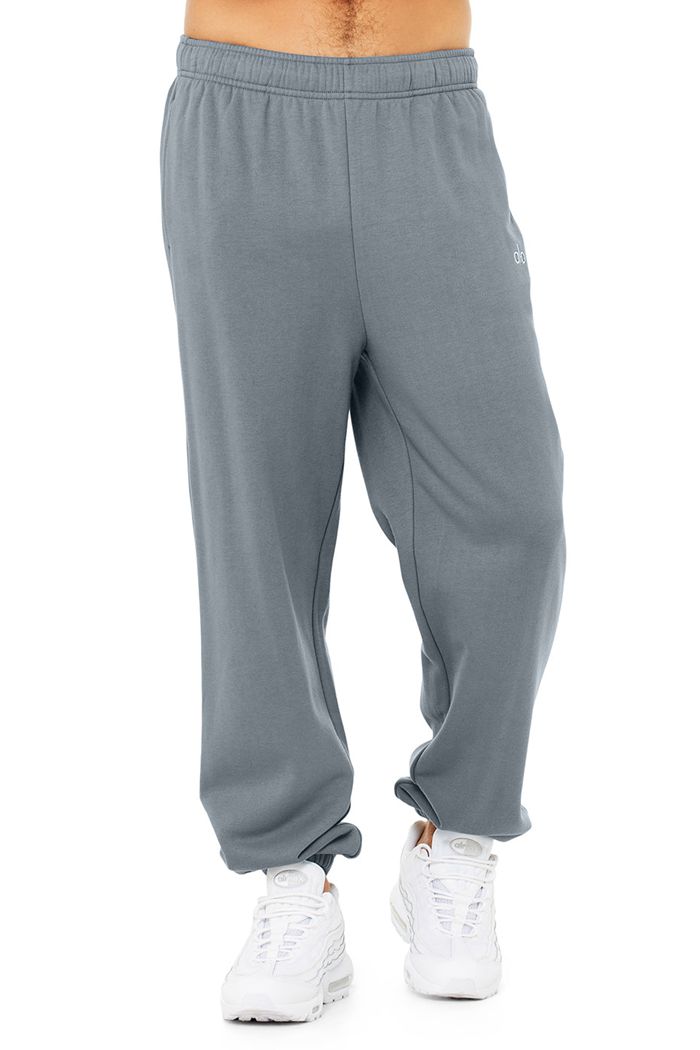 Alo Yoga Accolade Sweat Men's Pants Grey | JUBSCFI-23