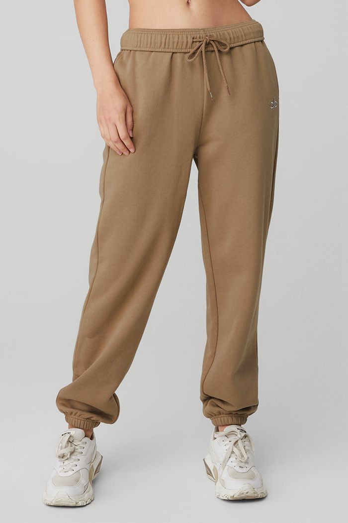 Alo Yoga Accolade Sweat Women's Pants Brown | BARKYQX-02