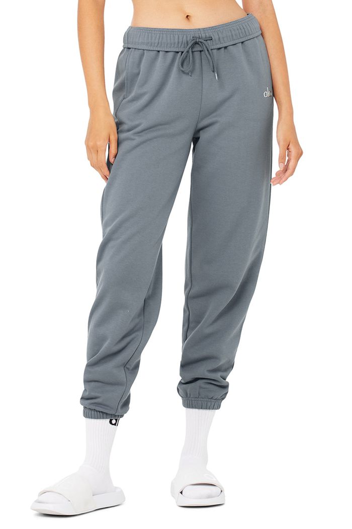 Alo Yoga Accolade Sweat Women's Pants Grey | RHEXYDG-23