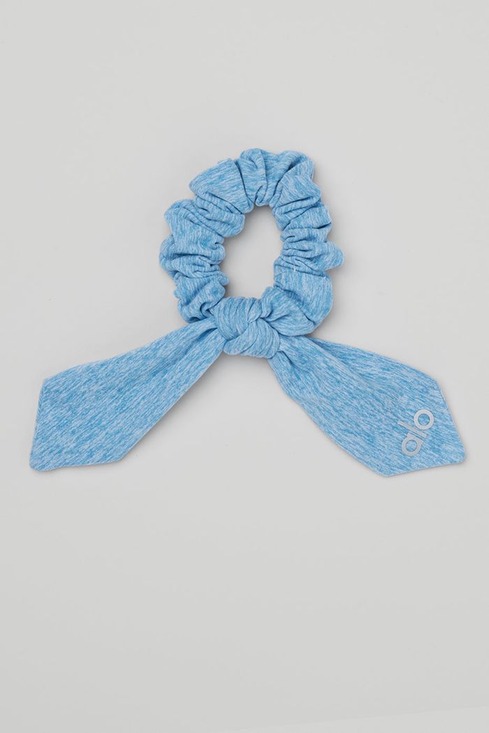 Alo Yoga Alosoft Rhythm Women's Scrunchie Blue | LGESVYC-84