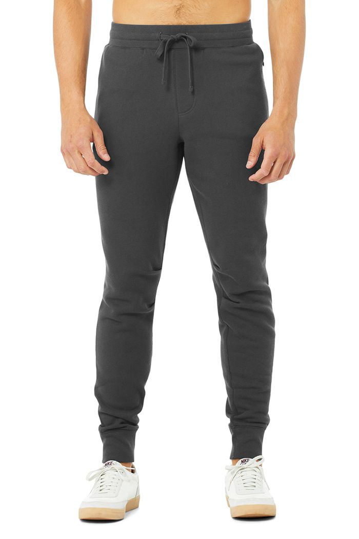 Alo Yoga Baseline Sweat Men's Pants Dark Grey | DJWQYOT-24