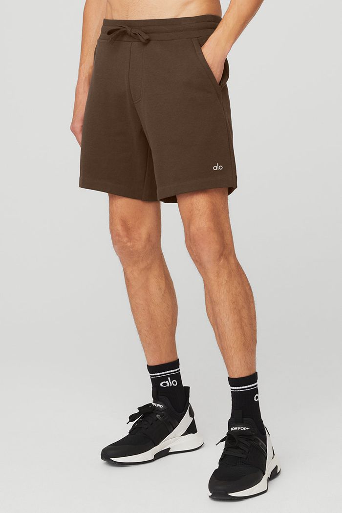 Alo Yoga Chill Men's Short Black | SOVBDYT-49