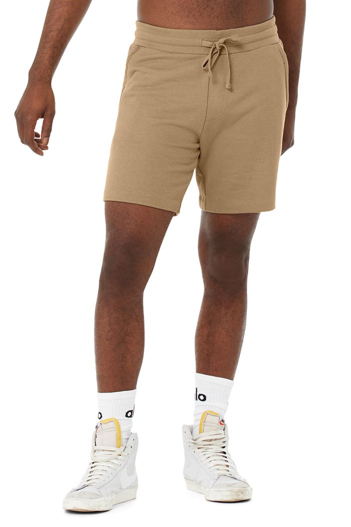 Alo Yoga Chill Men's Short Brown | TVRIWSF-61