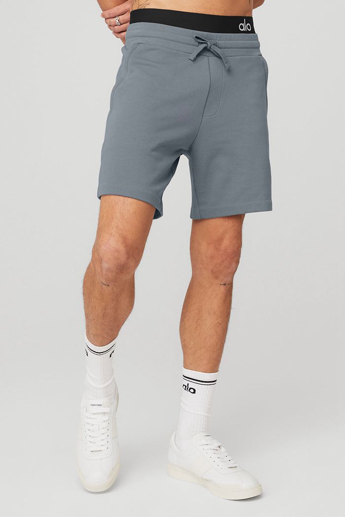 Alo Yoga Chill Men's Short Grey | LTOWJXH-65