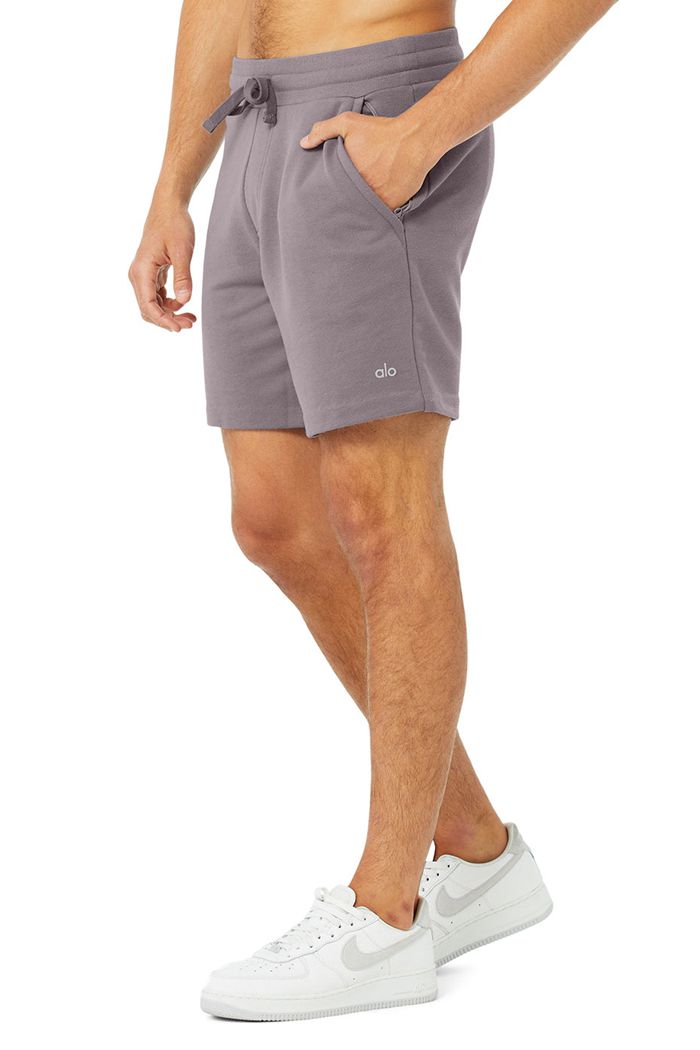 Alo Yoga Chill Men's Short Purple | KNTLCUE-45