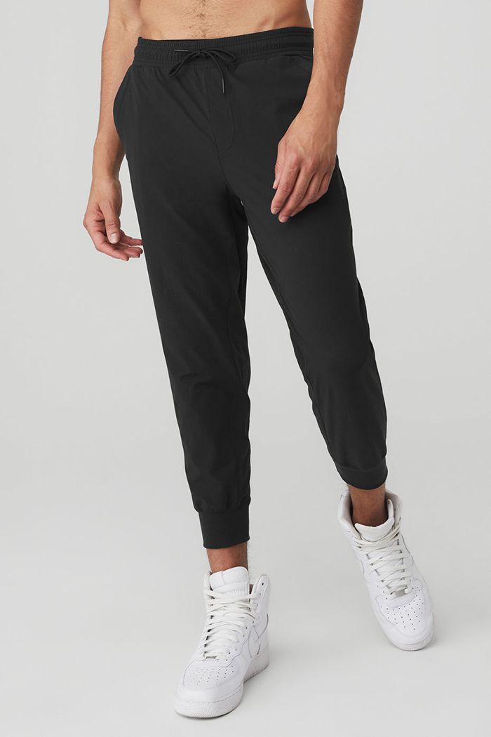 Alo Yoga Co-Op 7/8 Men's Pants Black | UXFKGEH-52