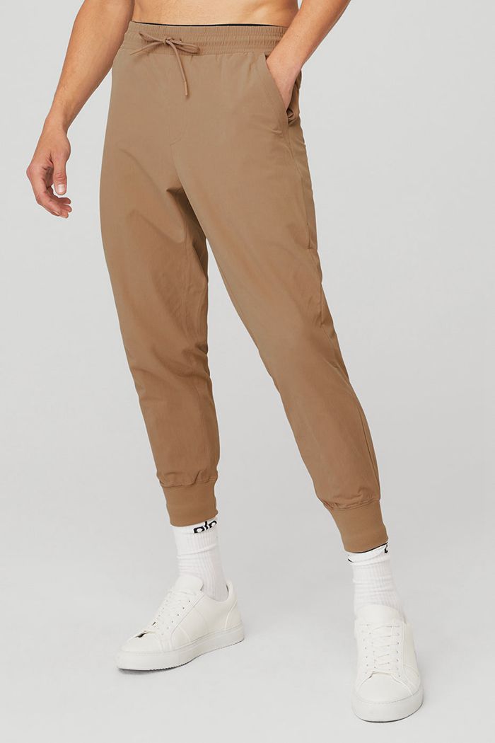 Alo Yoga Co-Op 7/8 Men's Pants Brown | XFYJECD-46