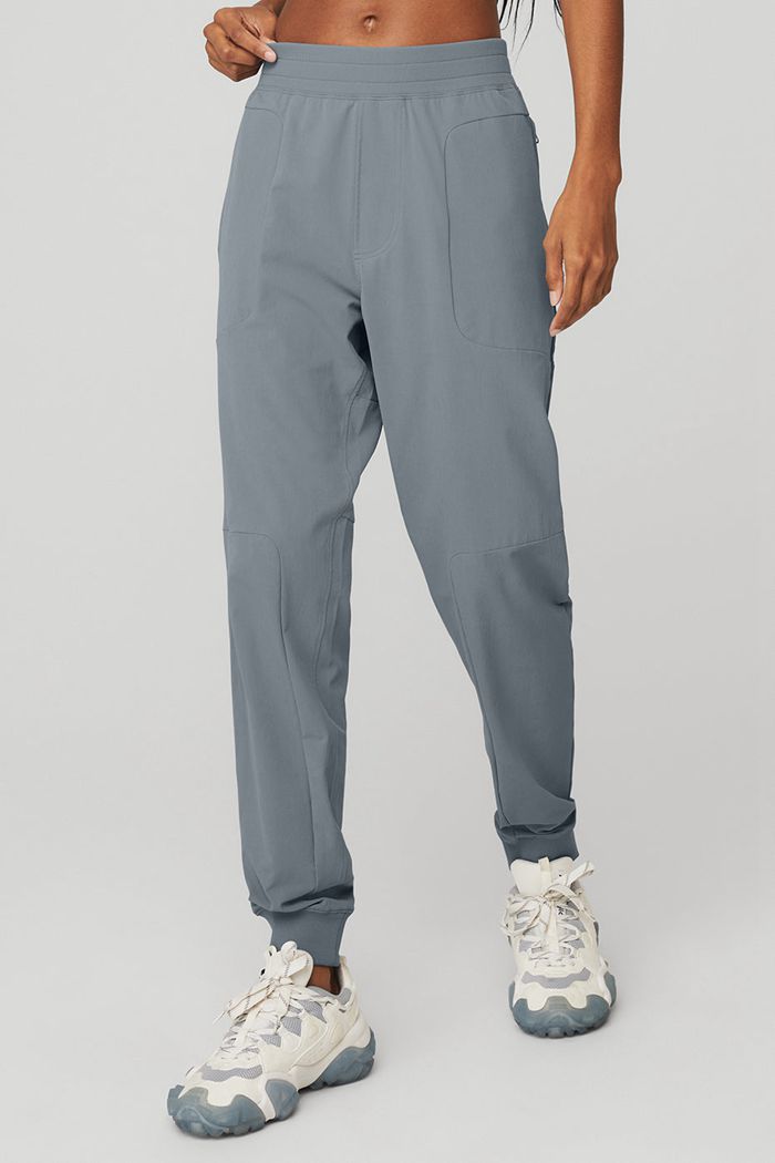 Alo Yoga Co-Op Women's Pants Grey | ARWMGIL-49