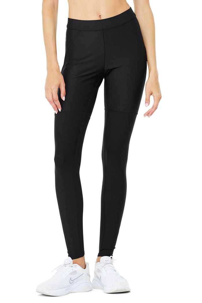 Alo Yoga High-Waist 4 Pocket Utility Women's Leggings Black | GQMWLZB-65