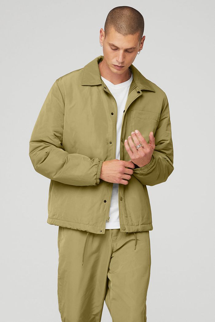 Alo Yoga Legend Men's Jackets Green | UBNFEAW-59