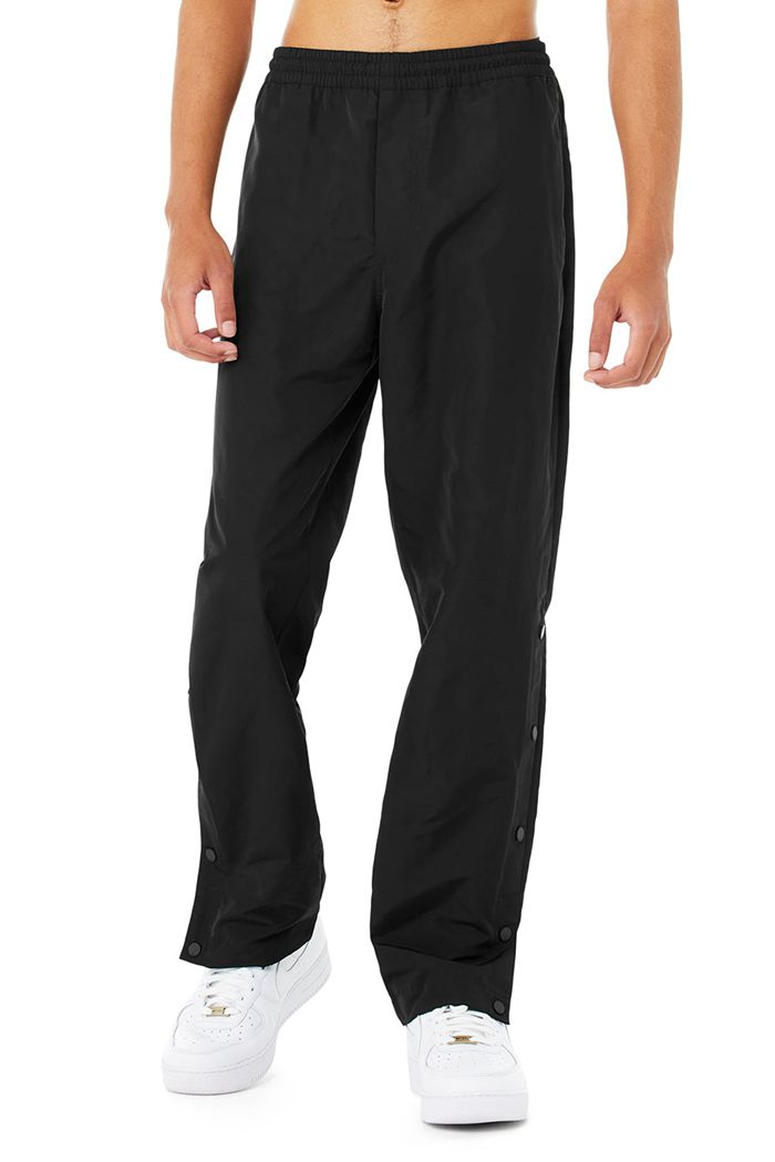 Alo Yoga Legend Snap Men's Pants Black | CKENWXM-36