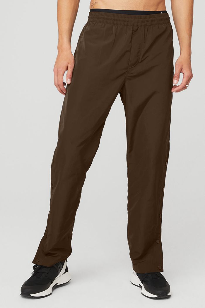 Alo Yoga Legend Snap Men's Pants Black | JLNRFTS-19