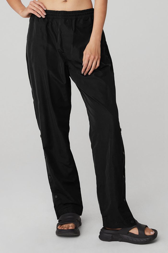 Alo Yoga Legend Snap Women's Pants Black | LRGDPWU-58