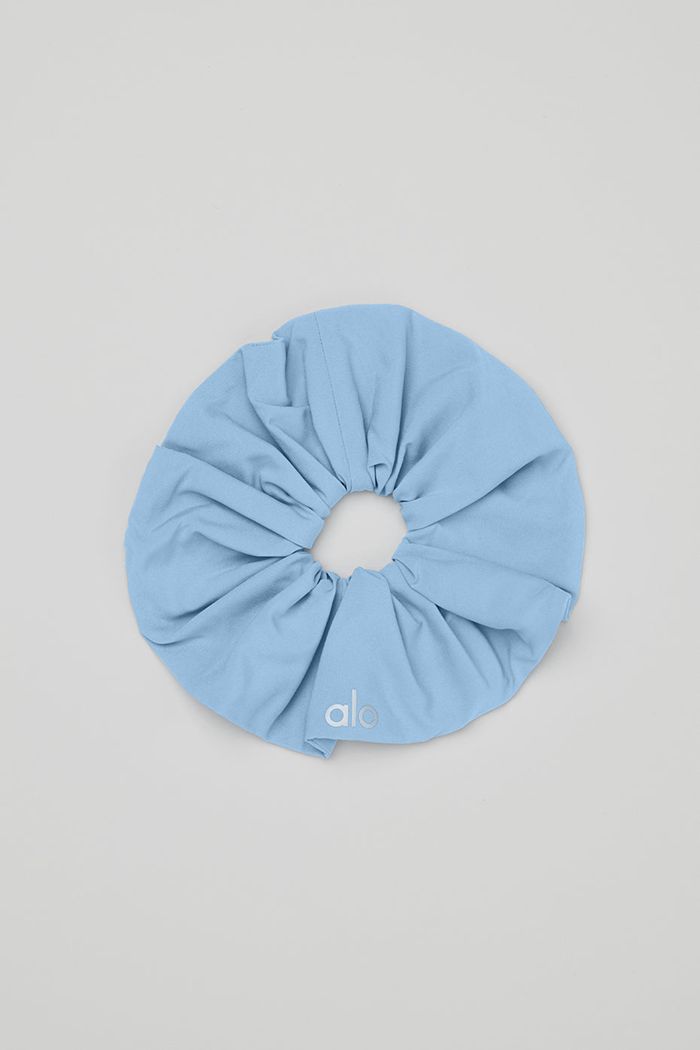 Alo Yoga Oversized Women's Scrunchie Blue | WJPCSXN-20