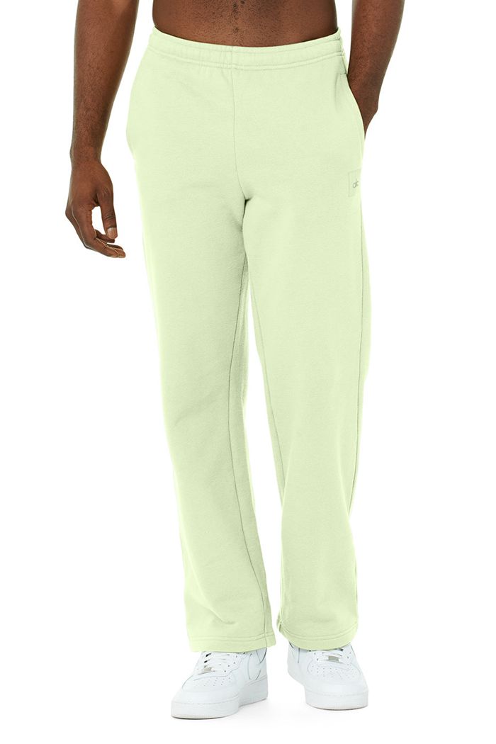 Alo Yoga Renown Sweat Men's Pants Green | TEYZOWL-14