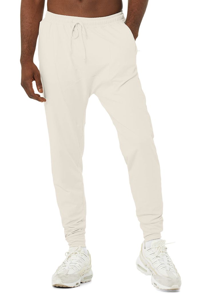 Alo Yoga Revitalize Men's Pants Beige | MEFTHJG-51