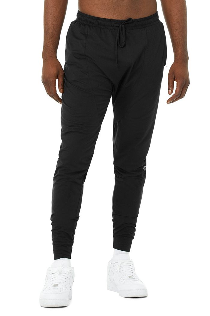 Alo Yoga Revitalize Men's Pants Black | GUNYKAX-27