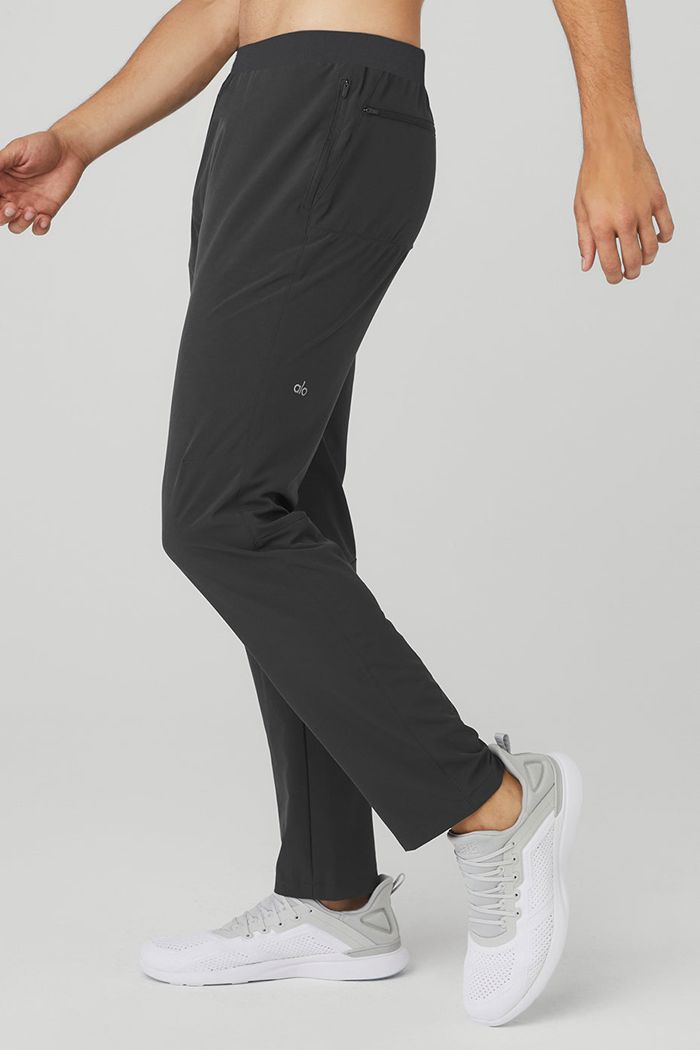 Alo Yoga Rival Men's Pants Dark Grey | RPBHWJV-54