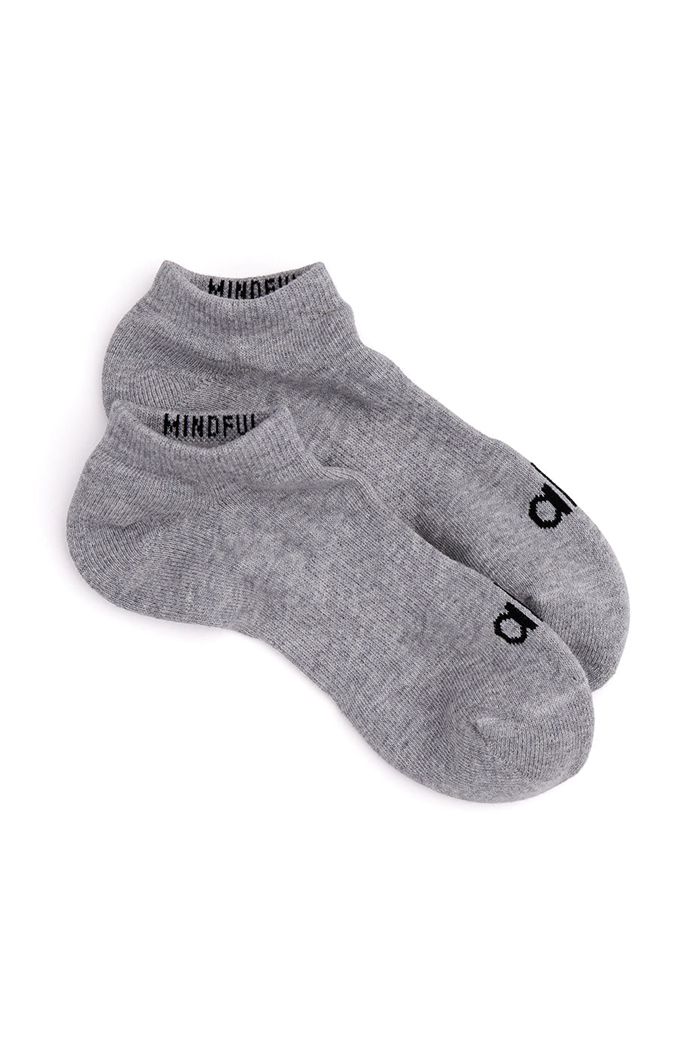 Alo Yoga Street Men's Socks Grey Black | NJXTKIB-61