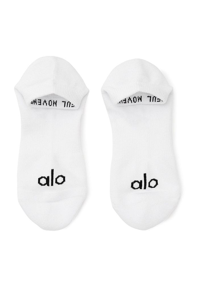 Alo Yoga Street Men's Socks White | DCTQMPJ-57