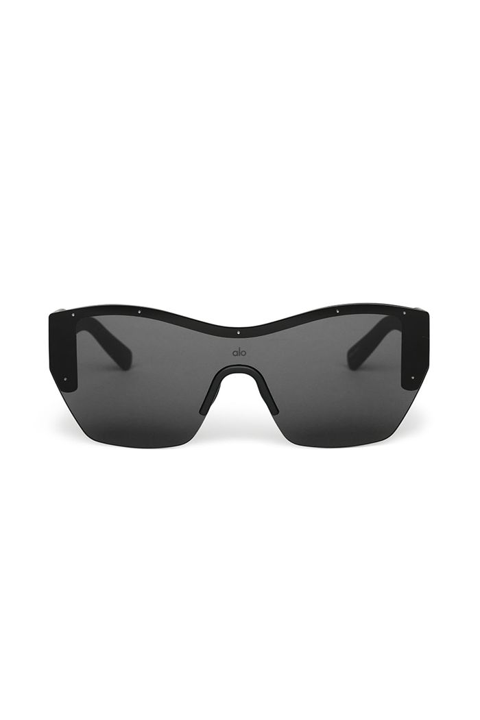 Alo Yoga Stunner Women's Sunglasses Black | KSUFCHB-02