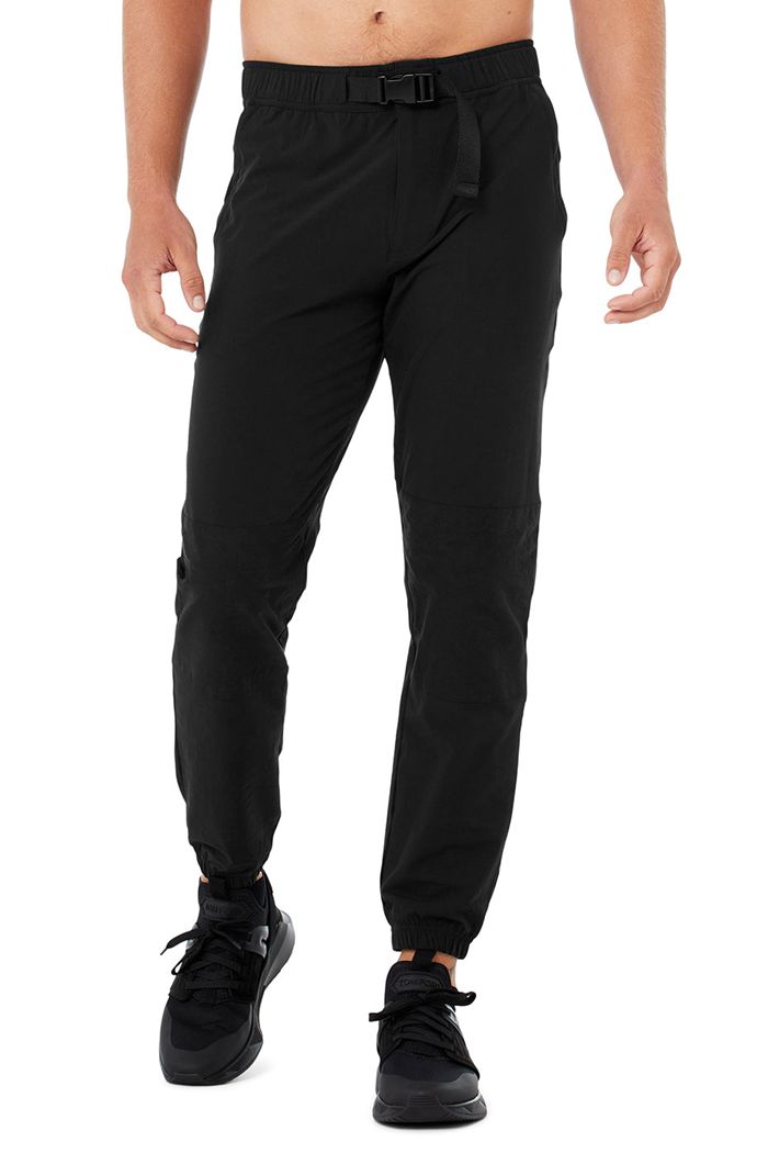 Alo Yoga Talus Tech Men's Pants Black | QSRCFUT-85