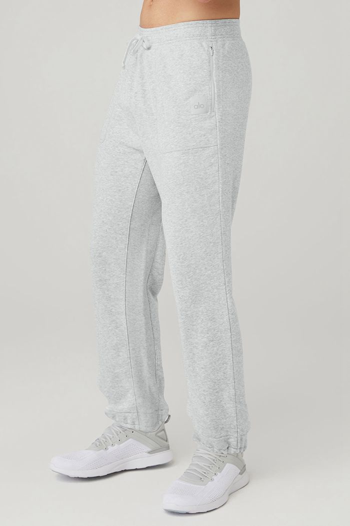 Alo Yoga The Qualifier Men's Pants Grey | YMZCQNU-53