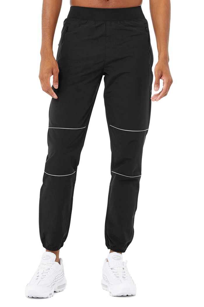 Alo Yoga Torrent Track Sweat Men's Pants Black | DBUEMKN-90