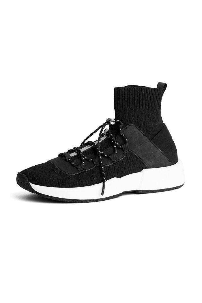 Alo Yoga Wanderer Sneaker Women's Shoes Black | YDFHEKQ-68