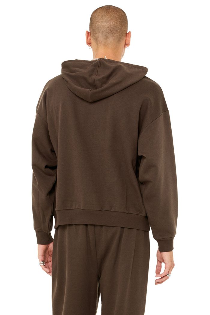 Alo Yoga Accolade Men's Hoodie Black | KZTVOBN-63