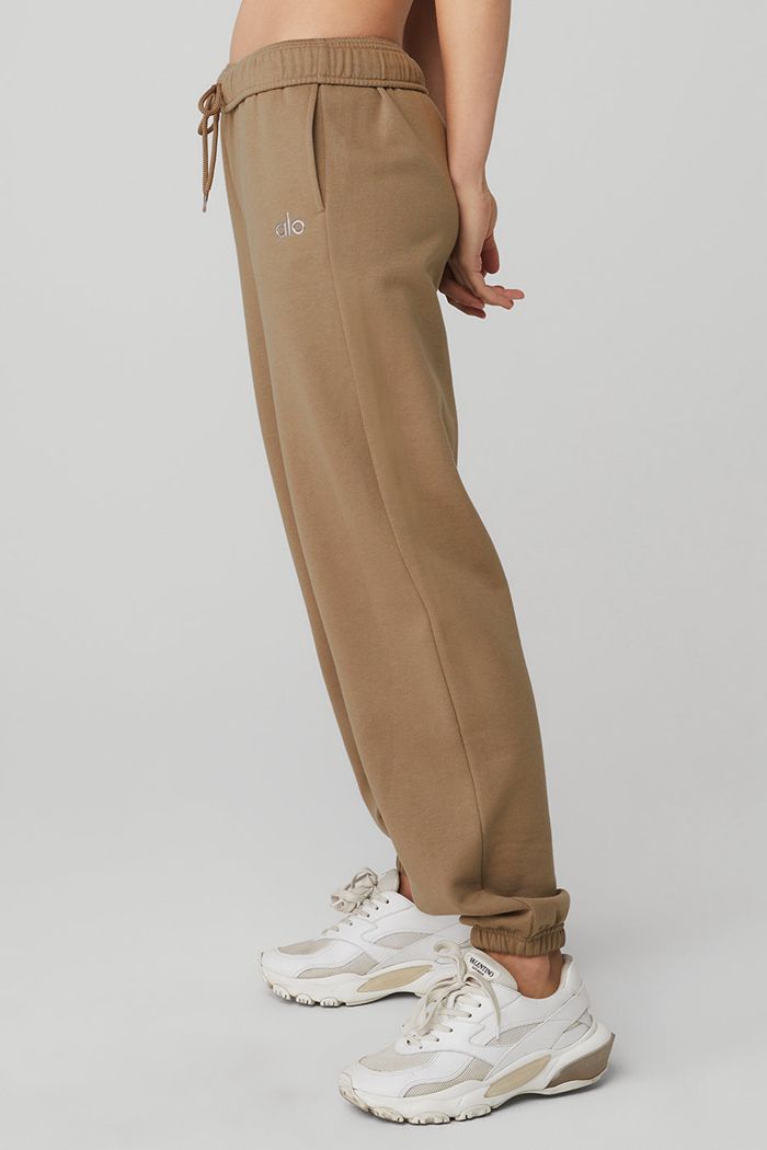 Alo Yoga Accolade Sweat Women's Pants Brown | BARKYQX-02