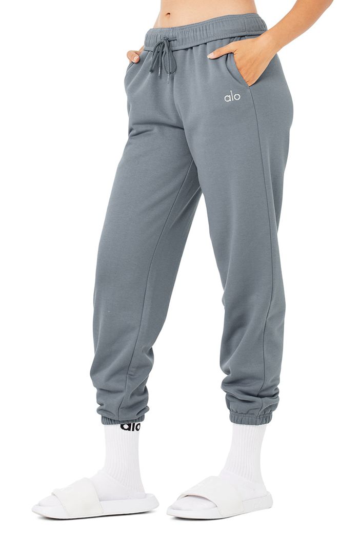 Alo Yoga Accolade Sweat Women's Pants Grey | RHEXYDG-23