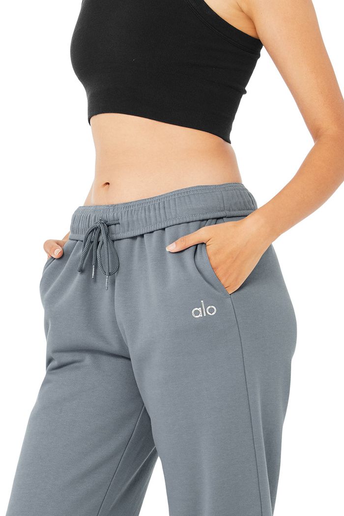 Alo Yoga Accolade Sweat Women's Pants Grey | RHEXYDG-23