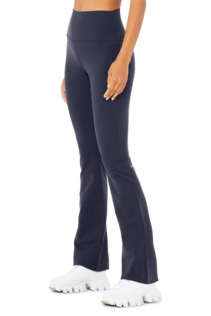 Alo Yoga Airbrush High-Waist Bootcut Women's Leggings Black | DWXBGCY-03