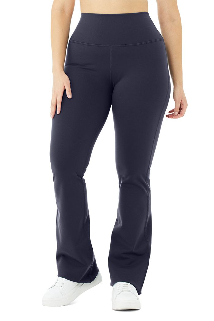 Alo Yoga Airbrush High-Waist Bootcut Women's Leggings Black | DWXBGCY-03