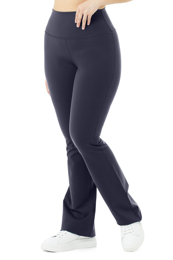 Alo Yoga Airbrush High-Waist Bootcut Women's Leggings Black | DWXBGCY-03