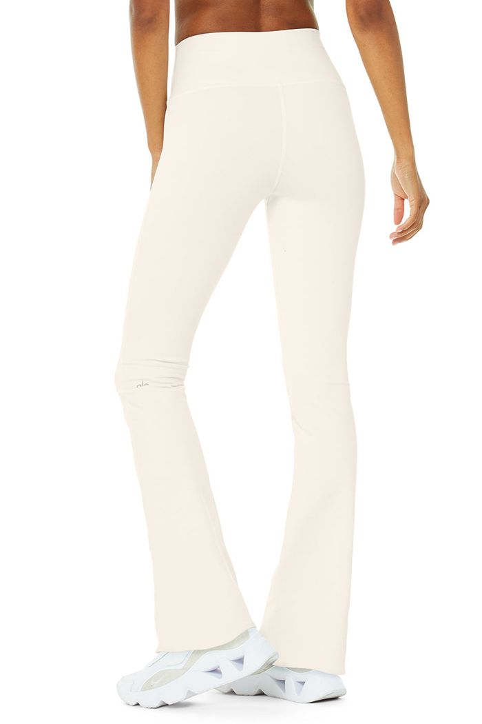 Alo Yoga Airbrush High-Waist Bootcut Women's Leggings White | NJTUVMF-87