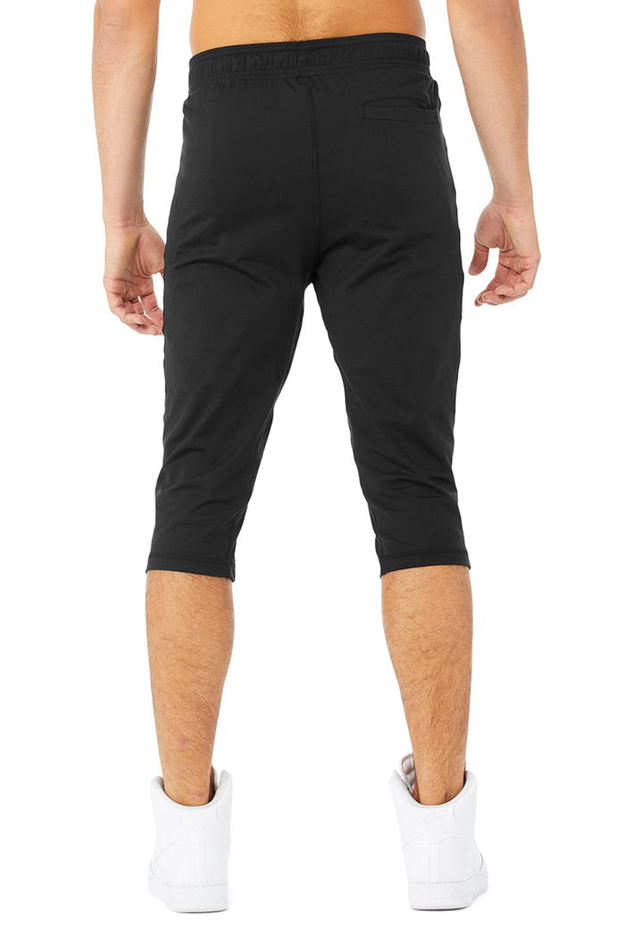 Alo Yoga Balance Capri Men's Pants Black | UHOSKFL-92