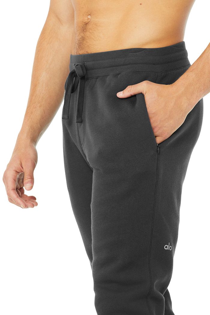 Alo Yoga Baseline Sweat Men's Pants Dark Grey | DJWQYOT-24