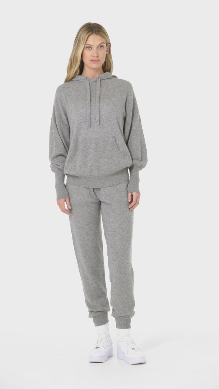 Alo Yoga Cashmere Jet Set Women's Hoodie Grey | OAILPWF-62