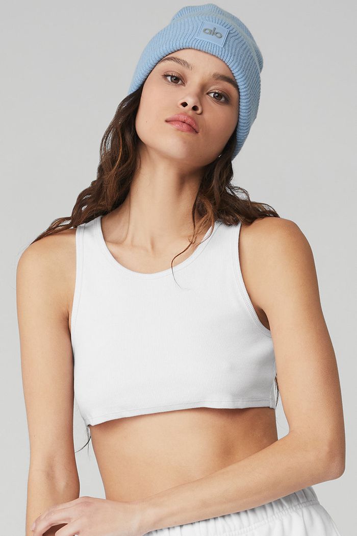 Alo Yoga Everyday Women's Beanie Blue | DTEJQRB-94