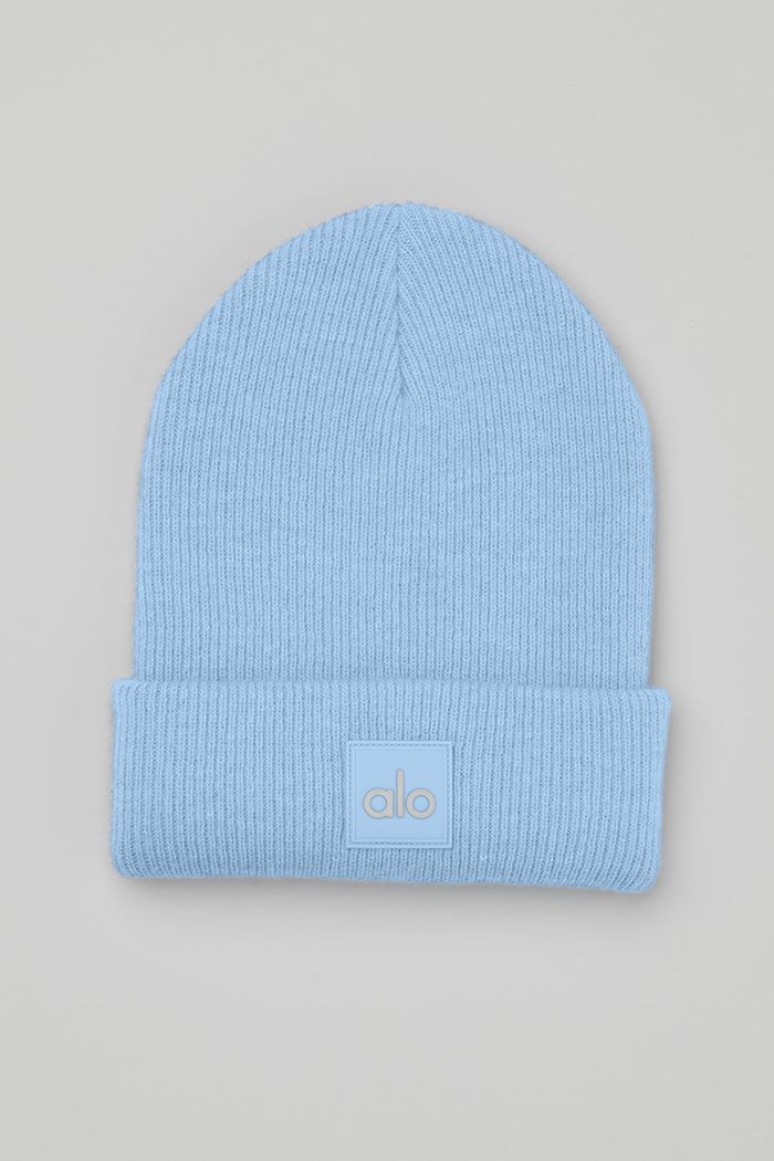 Alo Yoga Everyday Women\'s Beanie Blue | DTEJQRB-94