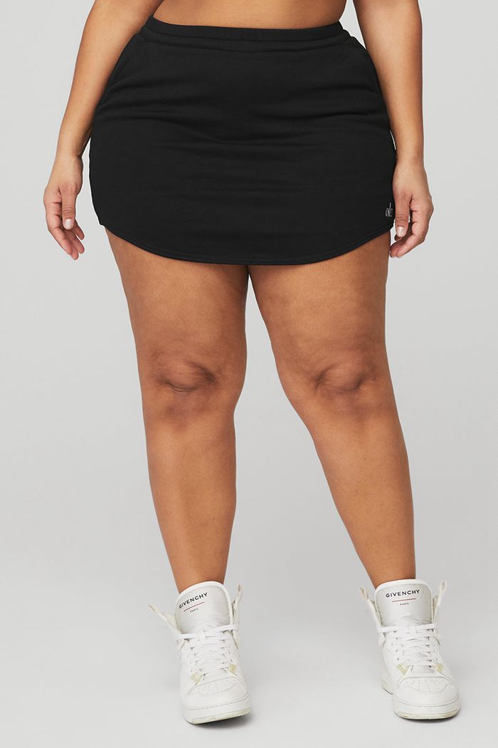 Alo Yoga High-Waist Accolade Women's Skirts Black | IFPDZLK-43