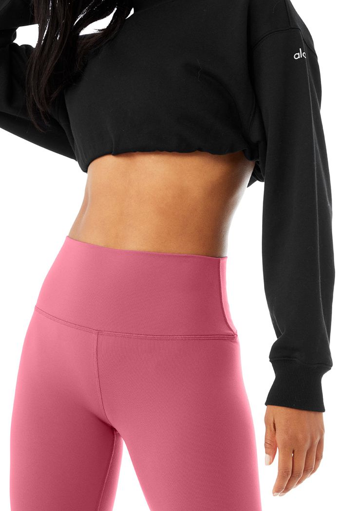 Alo Yoga High-Waist Airbrush Women's Leggings Purple | KTQVUIA-89